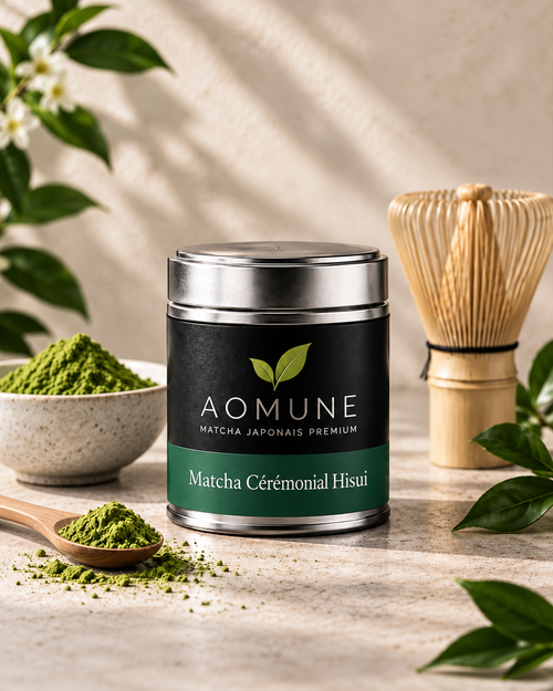 Matcha Cérémonial Hisui AOMUNE - visuel premium harmonisé
