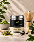 Matcha Vanille AOMUNE - visuel premium harmonisé