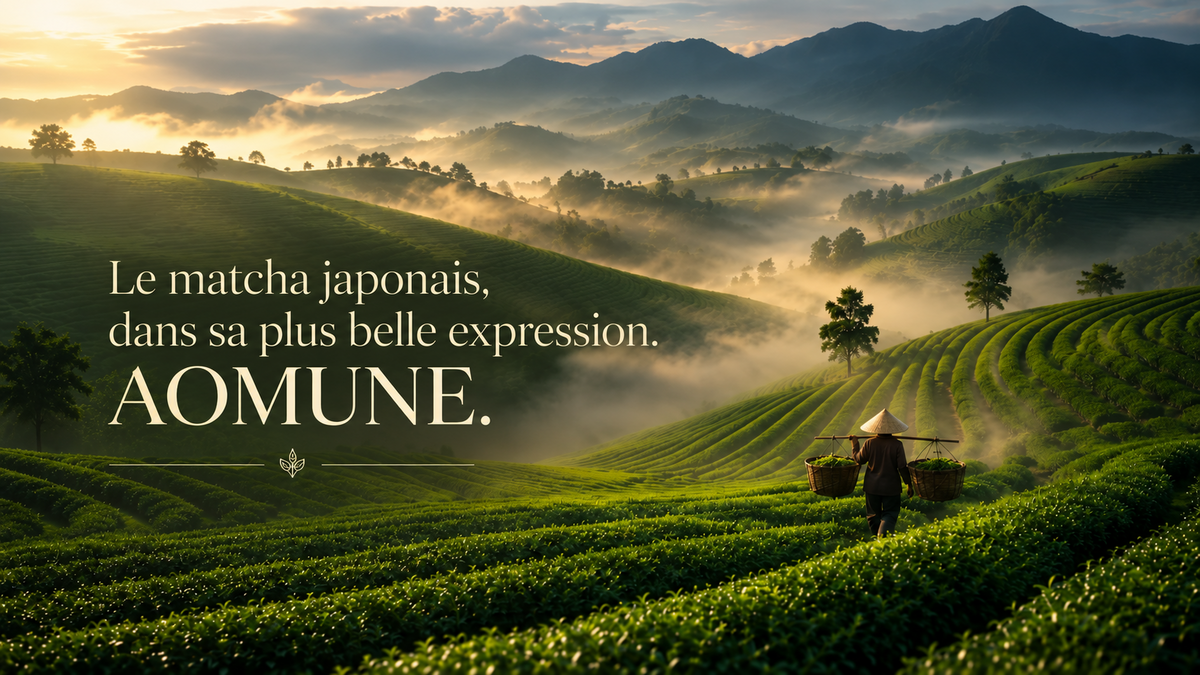 AOMUNE — Le matcha japonais, dans sa plus belle expression